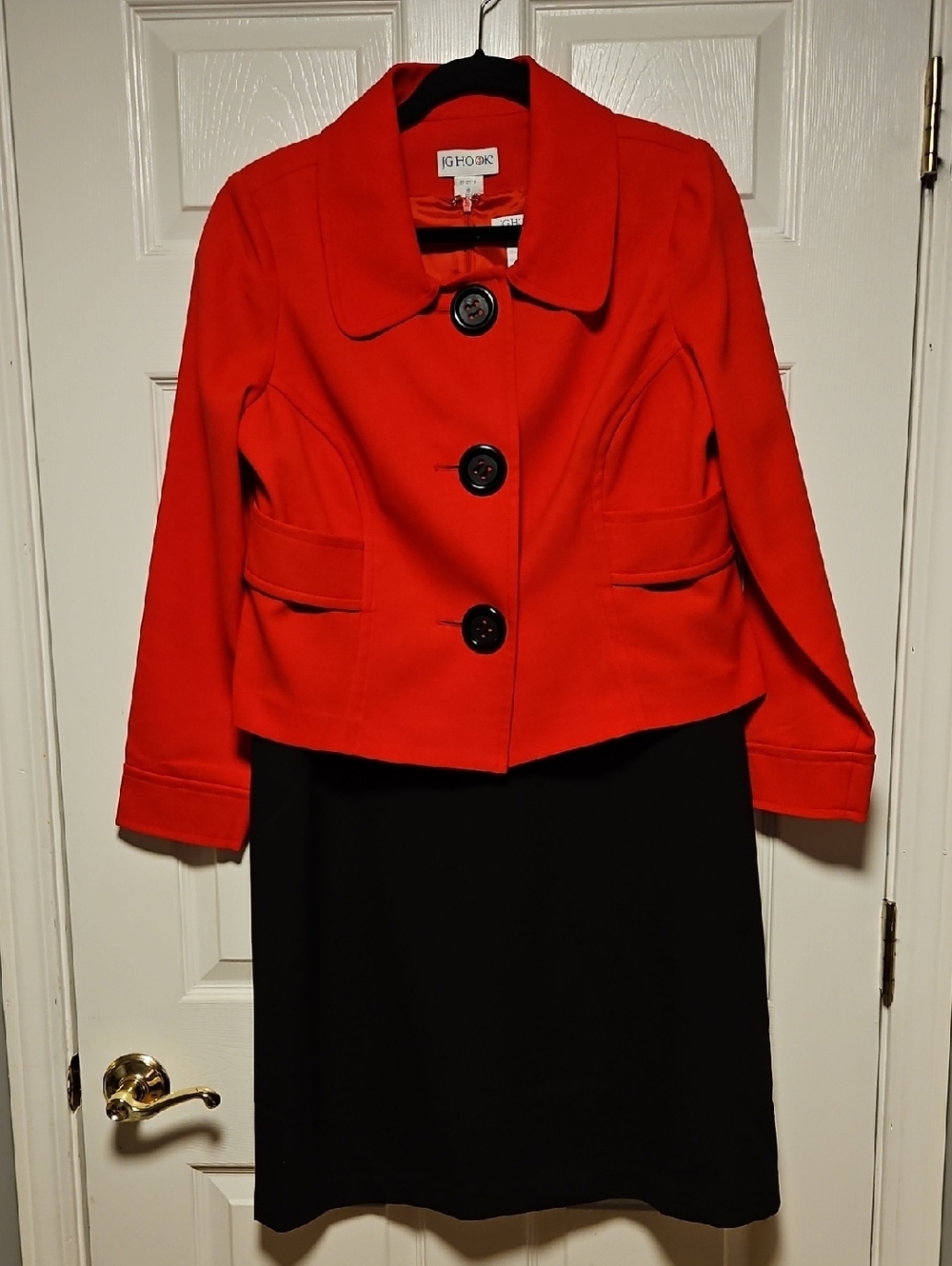 JG Hook Colorblocked 2-piece Dress Set